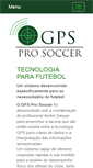 Mobile Screenshot of gpsprosoccer.com.br